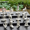 12 Styles Abstract Art Ceramic Yoga Poses Figurine - Self-Improvement Lions Den