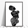 Beautiful African Woman With Baby Wall Art - Self-Improvement Lions Den