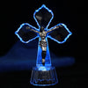 LED Jesus Crystal Cross Ornament - Self-Improvement Lions Den