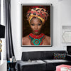 Beauty African Woman Oil Painting on Canvas - Self-Improvement Lions Den