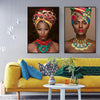 Beauty African Woman Oil Painting on Canvas - Self-Improvement Lions Den