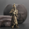 Copper Guan Gong Small Statue Ornaments Home Decoration - Self-Improvement Lions Den