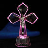 LED Jesus Crystal Cross Ornament - Self-Improvement Lions Den