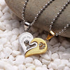 Couple Heart Shape I Love You Pendant Necklace - Self-Improvement Lions Den