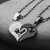 Couple Heart Shape I Love You Pendant Necklace - Self-Improvement Lions Den