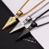 Arrow Head Pendant Long Chain Necklace - Self-Improvement Lions Den