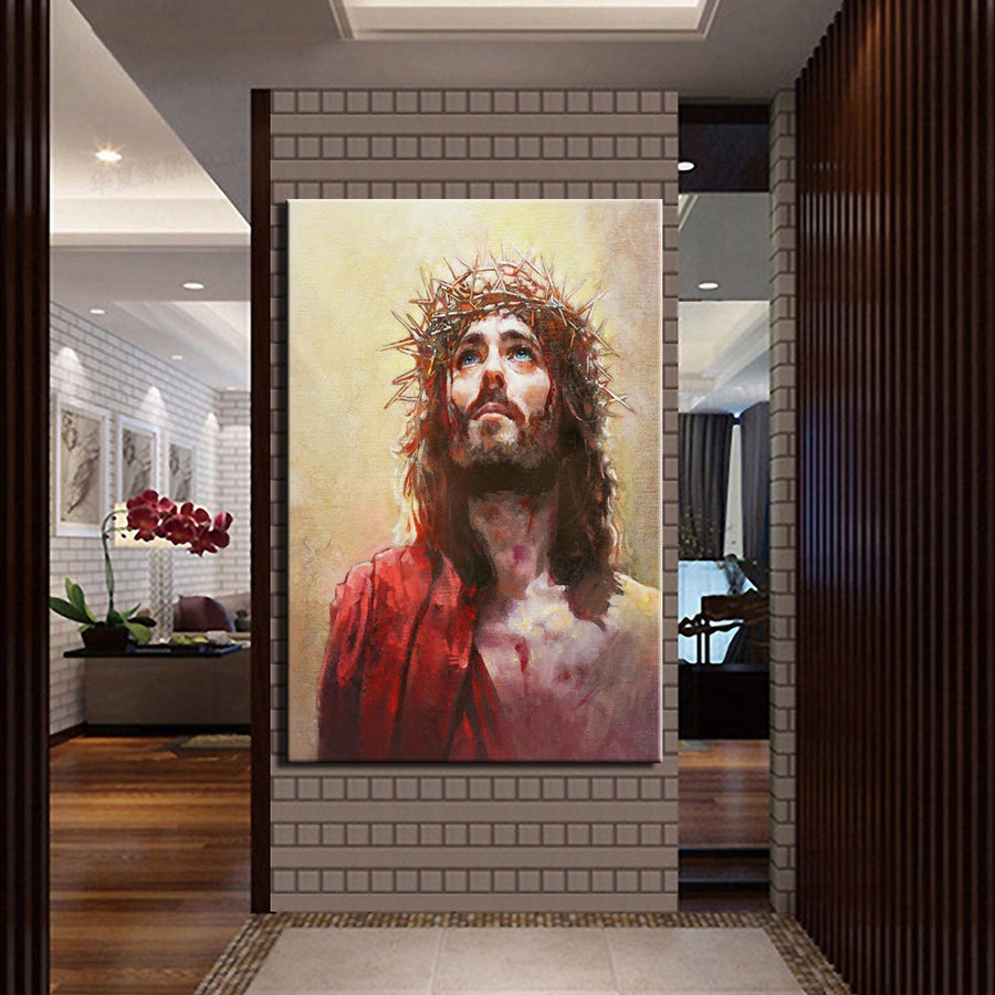 Jesus Canvas Painting - Self-Improvement Lions Den