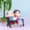 3Pc Figures Chair Grandma Grandpa Sweety Lovers - Self-Improvement Lions Den