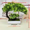 Artificial Green Plants Bonsai Simulation Plastic - Self-Improvement Lions Den