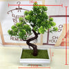 Artificial Green Plants Bonsai Simulation Plastic - Self-Improvement Lions Den