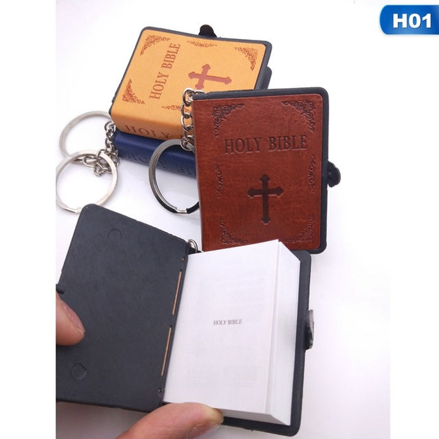 Christian Jesus Cross Leather Keychain Resin - Self-Improvement Lions Den