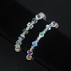 Stained Glass Zircon Crystal Square Ball Bead Bracelet - Self-Improvement Lions Den