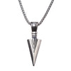 Arrow Head Pendant Long Chain Necklace - Self-Improvement Lions Den