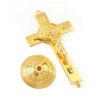 Gold Color Jesus Crucifix Ornaments Statue with Base - Self-Improvement Lions Den