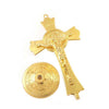 Gold Color Jesus Crucifix Ornaments Statue with Base - Self-Improvement Lions Den