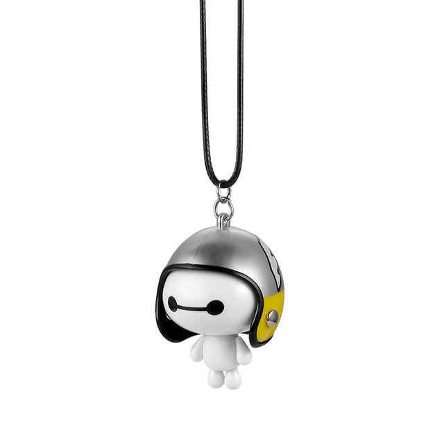 Car Pendant Cute Helmet Baymax Robot Doll - Self-Improvement Lions Den