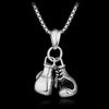 Classic Boxing Gloves Pendant Necklace - Self-Improvement Lions Den