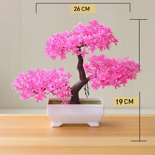 Artificial Plant Lotus Plant Potted Plastic Flower Table - Self-Improvement Lions Den