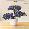 Artificial Plant Lotus Plant Potted Plastic Flower Table - Self-Improvement Lions Den