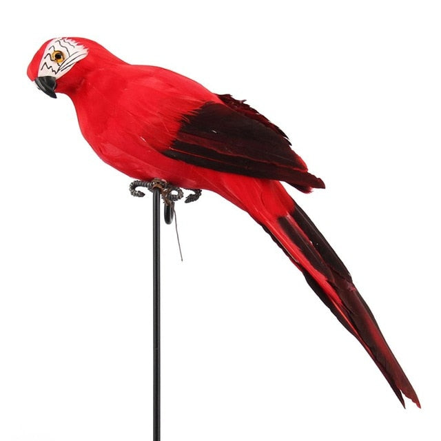 25cm Handmade Simulation Parrot Innovative Feather - Self-Improvement Lions Den