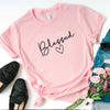 Blessed Letter Printed T Shirt Women Summer - Self-Improvement Lions Den