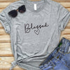 Blessed Letter Printed T Shirt Women Summer - Self-Improvement Lions Den