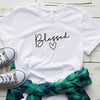 Blessed Letter Printed T Shirt Women Summer - Self-Improvement Lions Den