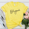 Blessed Letter Printed T Shirt Women Summer - Self-Improvement Lions Den