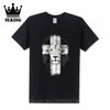 Funny Jesus T-Shirt man Brand Christian Lion Cross - Self-Improvement Lions Den