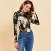 BOHO Style Satin Printed Shirt - Self-Improvement Lions Den