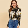 BOHO Style Satin Printed Shirt - Self-Improvement Lions Den