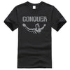 Conquer Pose T-shirts - Self-Improvement Lions Den