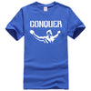 Conquer Pose T-shirts - Self-Improvement Lions Den