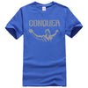 Conquer Pose T-shirts - Self-Improvement Lions Den