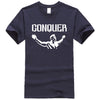 Conquer Pose T-shirts - Self-Improvement Lions Den