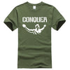 Conquer Pose T-shirts - Self-Improvement Lions Den