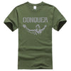 Conquer Pose T-shirts - Self-Improvement Lions Den