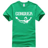 Conquer Pose T-shirts - Self-Improvement Lions Den