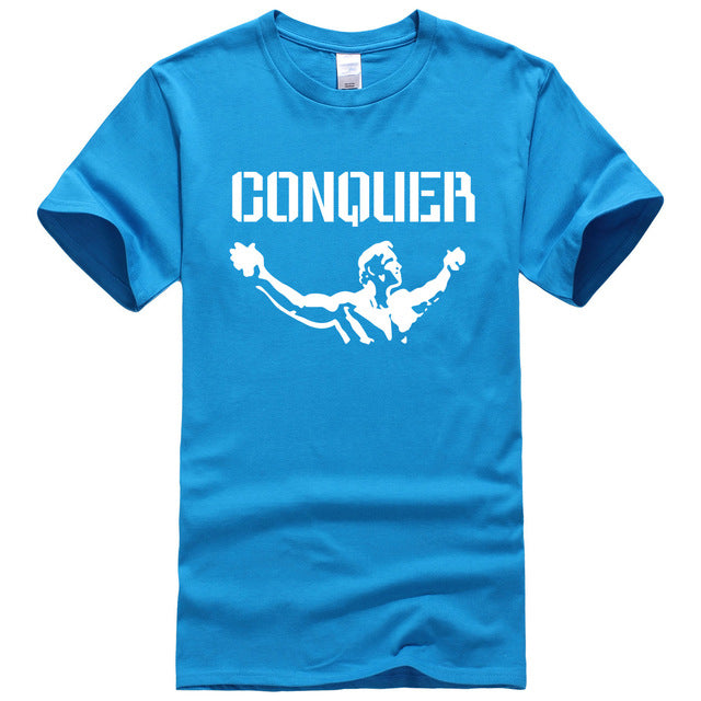 Conquer Pose T-shirts - Self-Improvement Lions Den