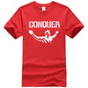 Conquer Pose T-shirts - Self-Improvement Lions Den