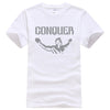 Conquer Pose T-shirts - Self-Improvement Lions Den