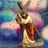 Resin Cross Crucifix Jesus Statue Figurine - Self-Improvement Lions Den