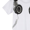 Boy Casual Headphone Short Sleeve T-Shirt - Self-Improvement Lions Den