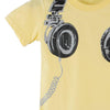 Boy Casual Headphone Short Sleeve T-Shirt - Self-Improvement Lions Den